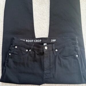 J Crew Demi Boot Crop Jeans, color: Black, sz 29 Petite